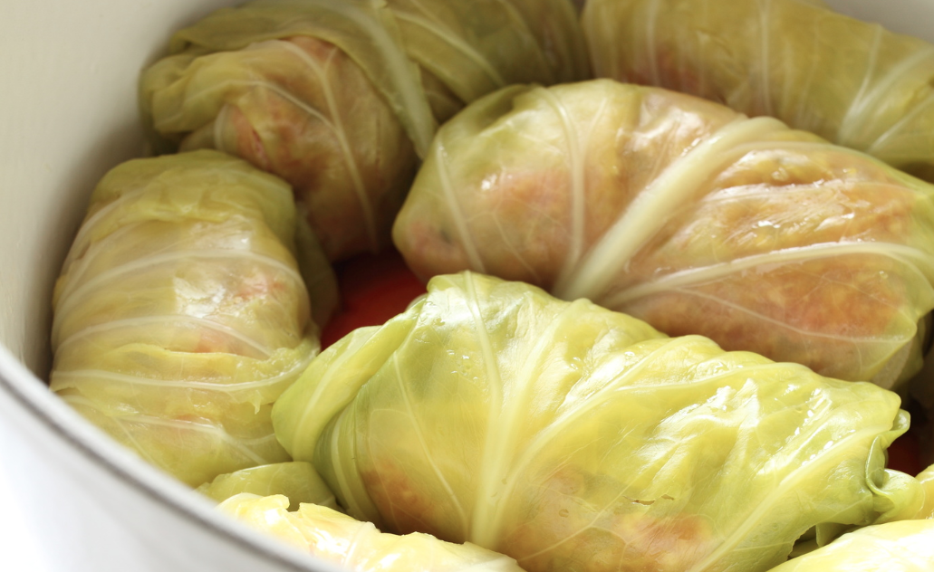 Slow Cooker Ground Turkey Cabbage Rolls * *