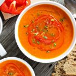 **Slow Cooker Roasted Red Pepper Soup