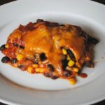 Crock Pot Vegetarian Enchilada Casserole
