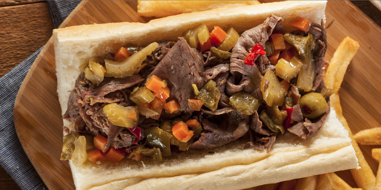 Slow Cooker Chicago Style Italian Beef * *