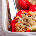 Slow Cooker Beef and Couscous Stuffed Peppers * *