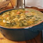 Slow Cooker Sausage, White Bean and Kale Soup **