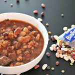 ** Slow Cooker 15 Bean Tomato Beef Soup