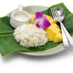 ** Slow Cooker Coconut Rice Pudding with Mango