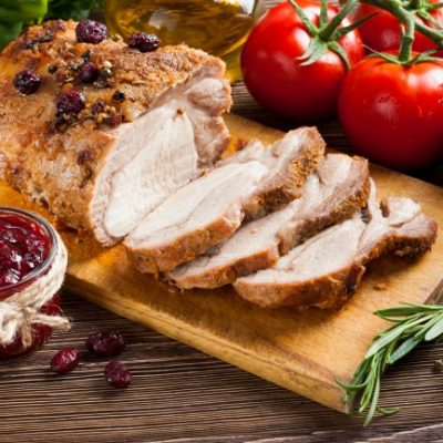 **Slow Cooker Cranberry Pork Roast