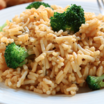 Slow Cooker Cheesy Broccoli and Rice* *
