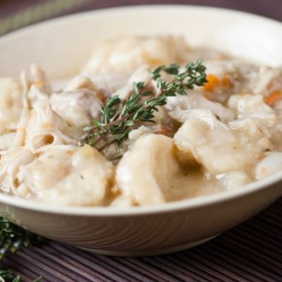 Slow Cooker Chicken and Dumplings