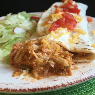 **Slow Cooker Sour Cream Salsa Chicken