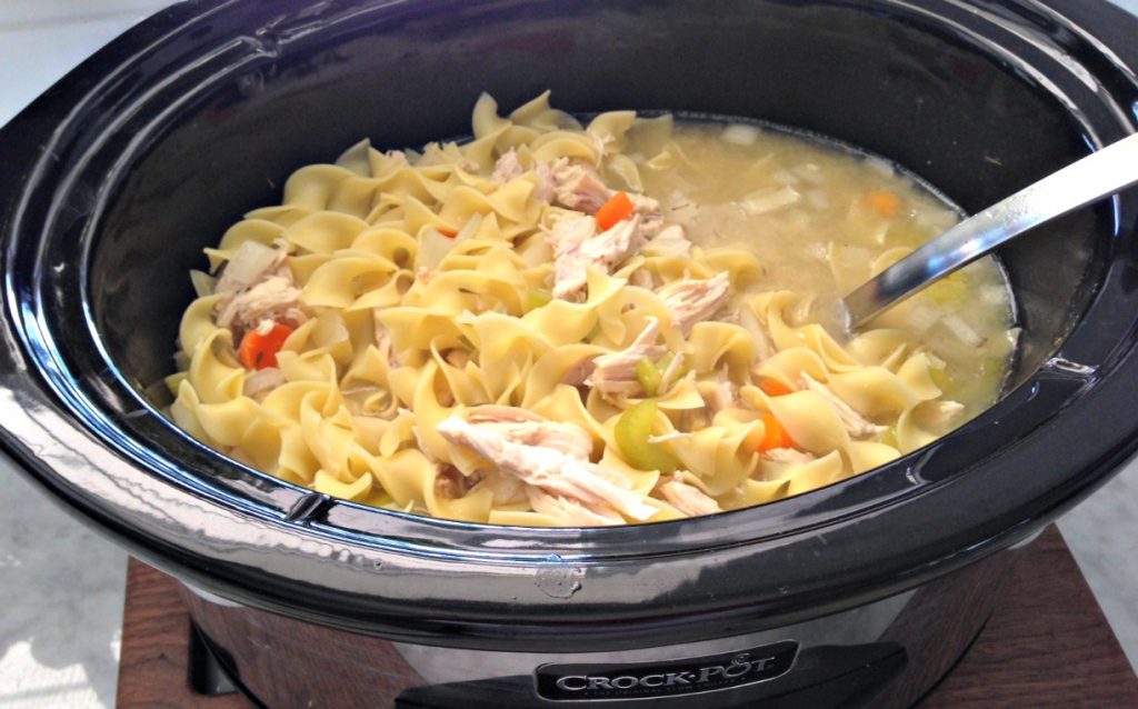 Slow Cooker Chicken Noodle Soup - Get Crocked Slow Cooker Recipes from ...
