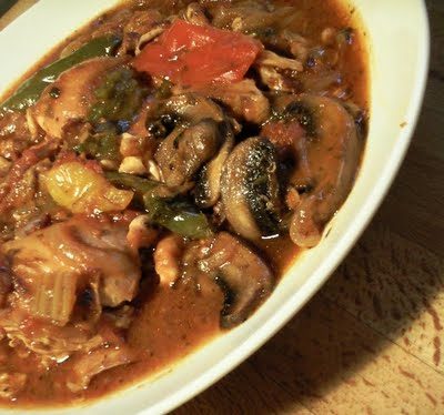 Chicken with Peppers & Onions