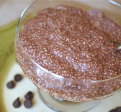 Crock Pot Chocolate Tapioca Pudding