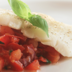 Slow Cooker Halibut with Tomato Lime Tapenade* *