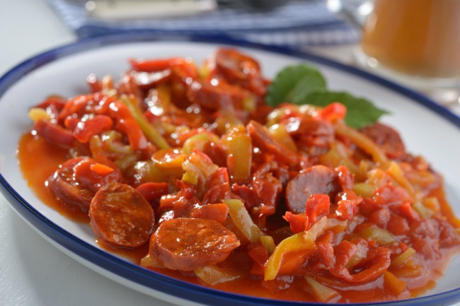 **Slow Cooker Sausage and Peppers