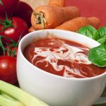 **Slow Cooker Tomato Basil Parmesan Soup