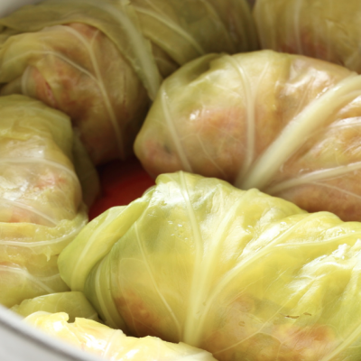 Slow Cooker Ground Turkey Cabbage Rolls * *