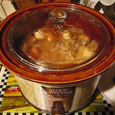 Crock Pot Sauerkraut and Bologna
