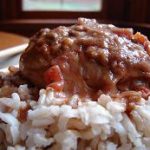 Slow Cooker Braised Chicken in Peanut Sauce