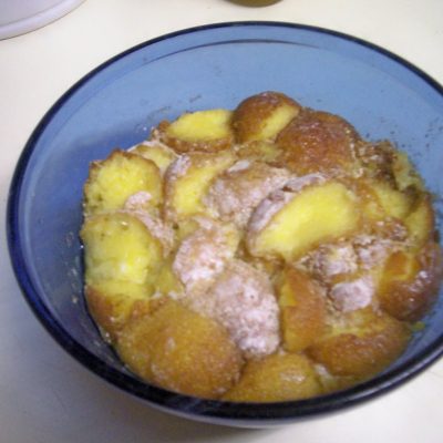 Slow Cooker Doughnut Bread Pudding