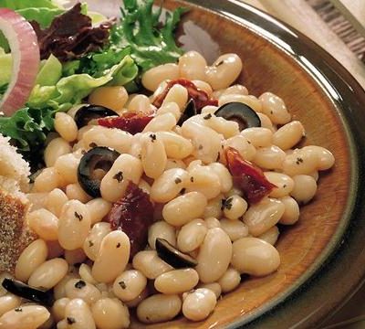 Crock Pot Beans and Sun-Dried Tomatoes