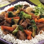 Crock Pot Chop Suey over Rice