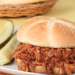 **Slow Cooker Pulled Pork with Low-Sugar Barbecue Sauce