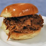 Crock Pot Barbecue Pork Sandwich