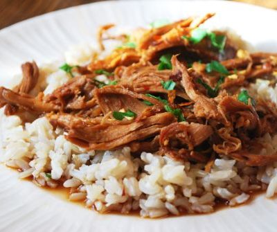 Crock Pot Bourbon Chicken