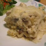 Crock Pot Chicken Alfredo Lasagna