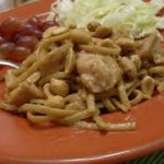 Crock Pot Chicken and Fettuccine with Peanut Sauce