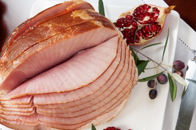 **Slow Cooker Red Currant Pomegranate Glazed Ham