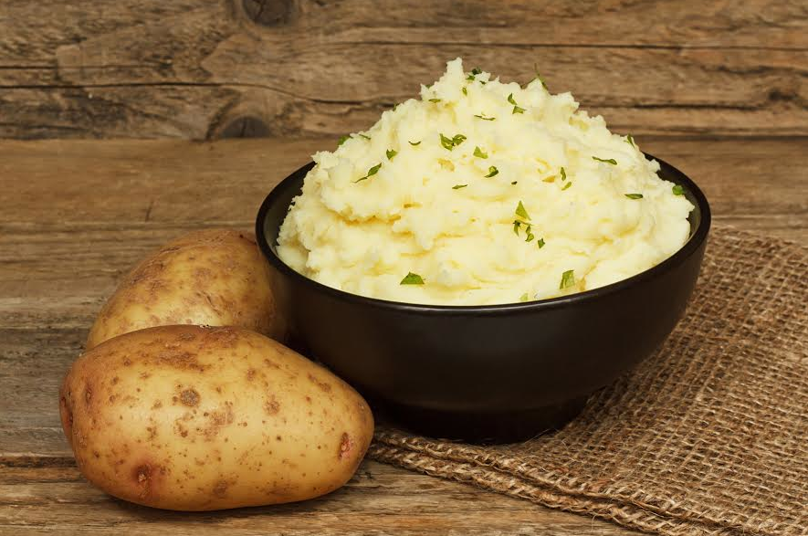 **Slow Cooker Rustic Garlic Mashed Potatoes