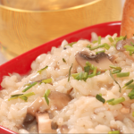 **Slow Cooker Risotto with Mushrooms