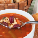 Slow Cooker Vegetarian Minestrone Soup * *