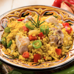 Slow Cooker Chicken and Sausage Paella **