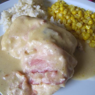 Crock Pot Chicken, Sour Cream and Bacon