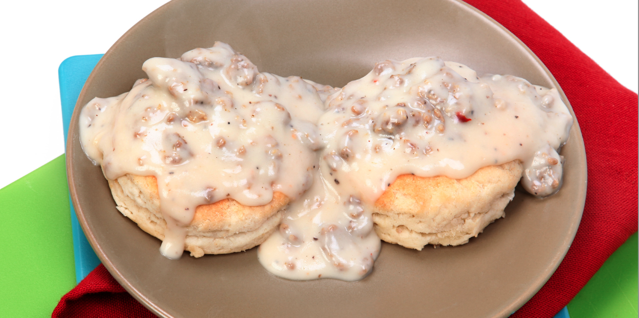 Slow Cooker Chipped Beef/Sausage Biscuits and Gravy * *