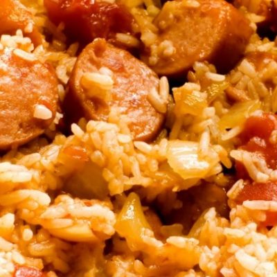 Slow Cooker Sausage Jambalaya **