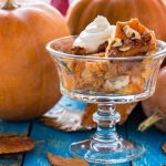 **Slow Cooker Bourbon Spiked Pumpkin Bread Pudding