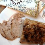 Crock Pot Paleo Cinnamon Pork Loin with Root Vegetables