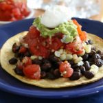 **Slow Cooker Barbecued Pulled Turkey Tostadas