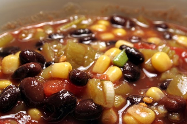 Slow Cooker Caribbean Black Bean Soup **