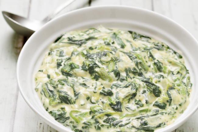 Slow Cooker Creamed Spinach