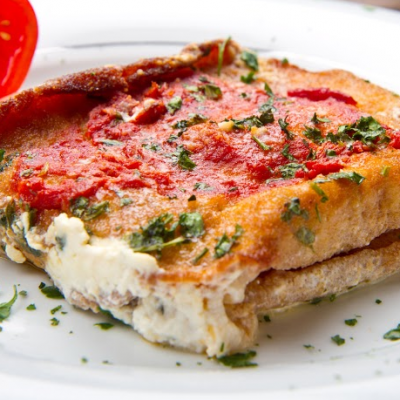 **Slow Cooker Eggplant Parmesan