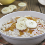 **Slow Cooker Gluten-Free Peanut Butter Banana Oatmeal