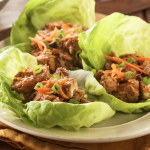 Slow Cooker Paleo Asian Chicken Lettuce Wraps * *