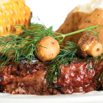 Slow Cooker Layered Steak, Potatoes and Corn on the Cob * *