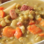 Slow Cooker Split Pea and Ham Soup * *