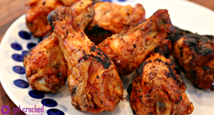 ** Slow Cooker Barbecue Wings or Drum Sticks