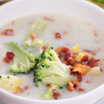 Slow Cooker Smashed Potato Soup * *