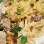 **Slow Cooker Chicken Tettrazzini